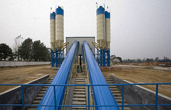 How Much Cement Tank HZS90 Continuous Concrete Mixing Plant Need