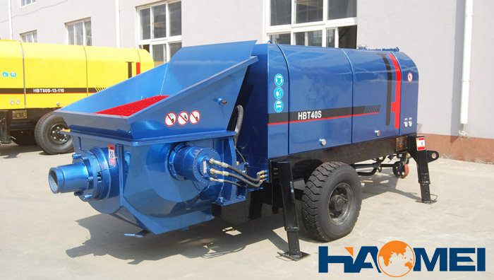 How to prolong the service life of trailer concrete pump