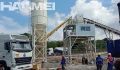 How much annual profit does a concrete batching plant bring